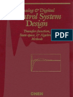 Analog and Digital Control System Design