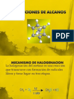 Reacciones de Alcanos, Alquenos