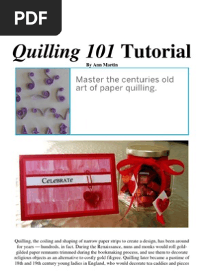 Quilling 101 Tutorial