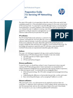 Exam Preparation Guide HP2-Z12 Servicing HP Networking Products