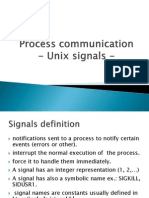 Process Communication - Unix Signals