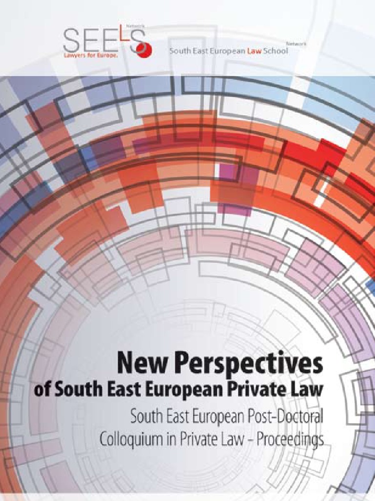 New Perspectives Of South East European Private Law Final - 