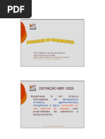 Dosagem de Argamassa