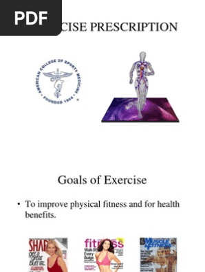 Exercise Prescription