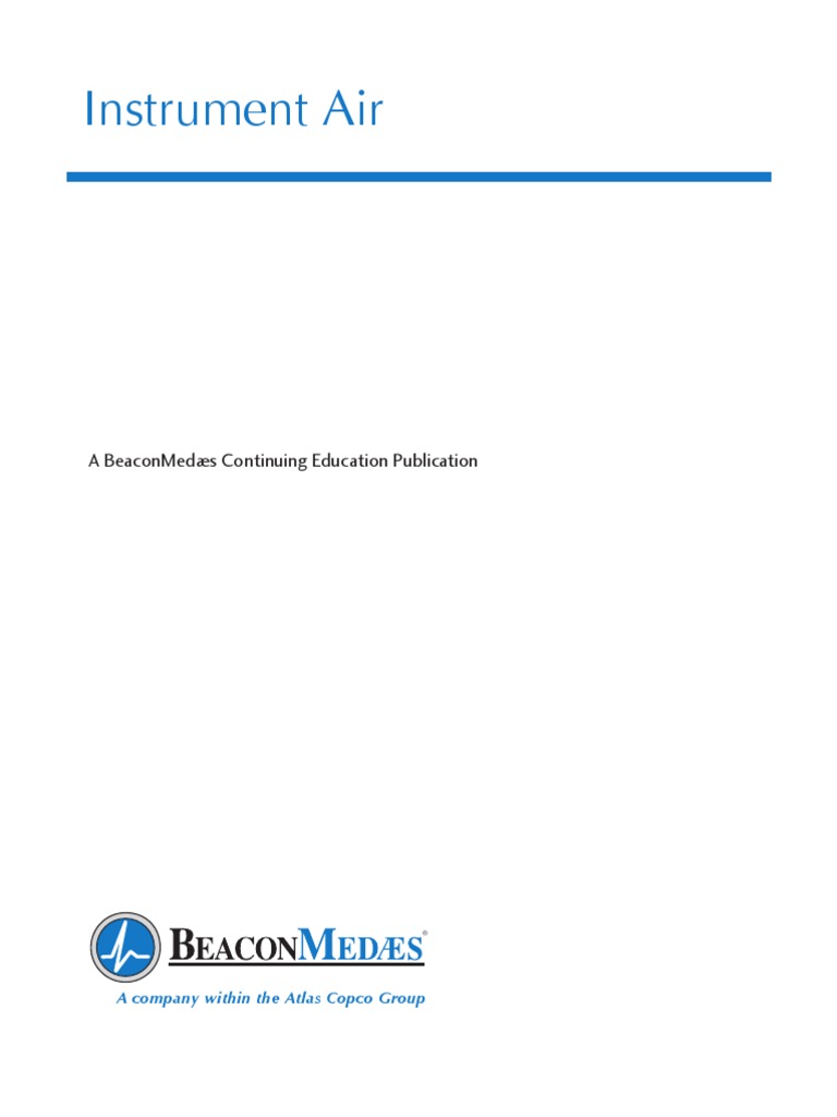 Instrument Air Design Guide | PDF | Gas Compressor | Valve