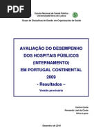 Avaliação de Desempenho nos Hospitais Públicos