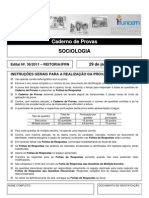 Prova - Sociologia Ensino Médio