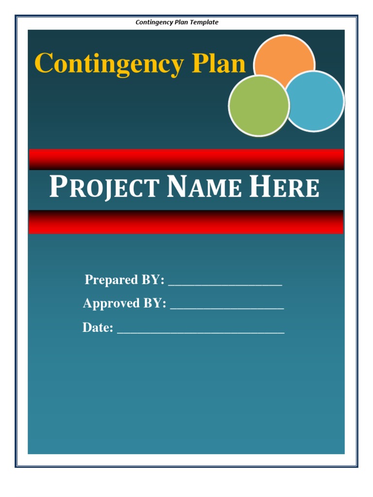 Contingency Plan Template Overview | PDF | Risk Management | Emergency ...