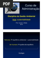 Aula - Sustentabilidade e Problemas Ambientais Urbanos [Modo de Compatibilidade]