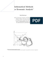 Mathematical Methods for Economic Analysis