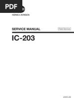 IC203 - Field Service - Bizhub PRO 920