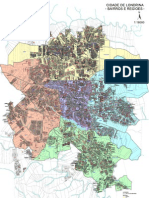 Mapa de bairros de Londrina