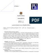 Ajustarea Legii Cu Privire La Frontiera de Stat a Republicii Moldova