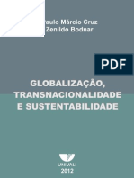 Livro Globalização, Transnacionalidade e Sustentabilidade
