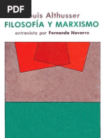 Althusser - Filosofía y marxismo