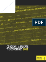 Informe Condenas A Muerte y Ejecuciones en 2012 (Amnistía Internacional)