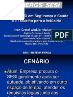 Modelo SESI em Segurança e Saúde do Trabalho para a Indústria