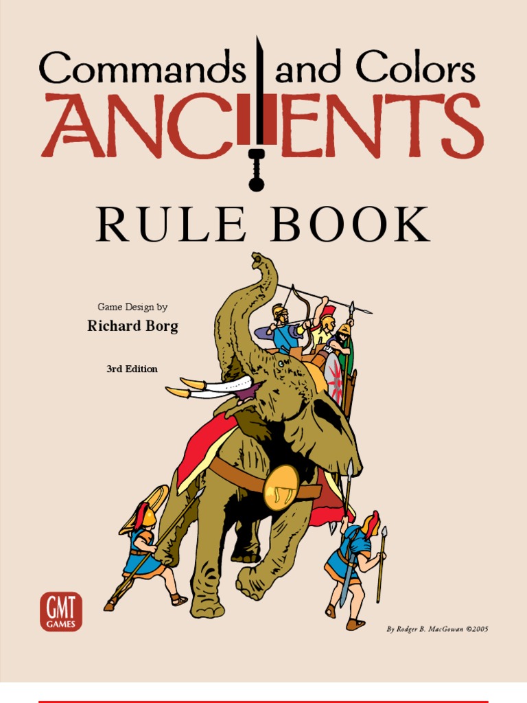Commands and Colors Ancients Rules | PDF | Infantry | Wars &amp; Military