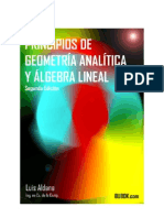 Principios de Geometría Analítica y Algebra Lineal