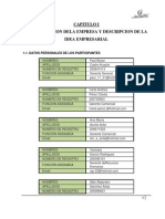 PLAN DE NEGOCIOS - Hotel Los Álamos