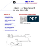 Etude Regimes Ecoulement Conduite BCD400