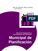 045 - Manual de La Dirección Planificación Municipal FINAL PDF