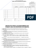 Formato Unico de Inventario Documental