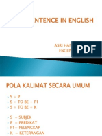 Sentence in English