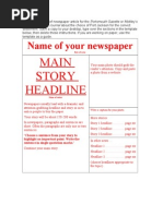 Newspaper Template
