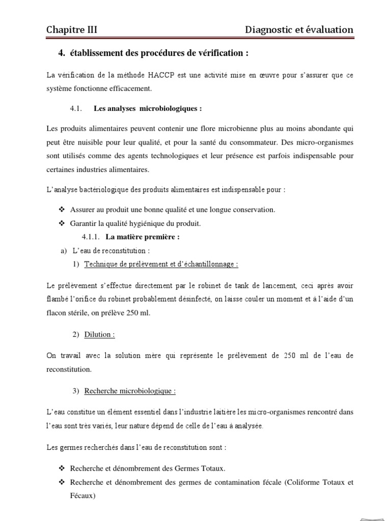 Compte Rendu Tp Analyse Microbiologique Du Lait 13.analyses Microbiologiques | PDF | Titrage | Chimie
