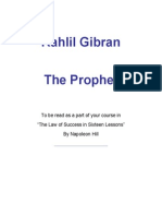 Gibrán Khalil Gibrán. The prophet