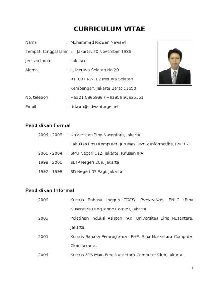 Cara buat cv image