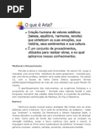 O QUE É ARTE