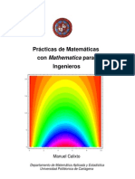 Practicas de Matematicas Con Mathematica para Ingenieros Autor Calixto Molina Manuel Biblioteca Earquitectura