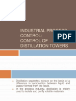 Instrumentation and Control of Distillation Towers