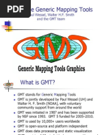 GMT: The Generic Mapping Tools: Paul Wessel, Walter H.F. Smith and The GMT Team