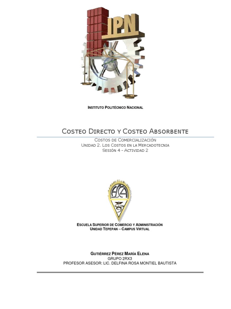 Costeo Directo vs. Costeo Absorbente | PDF | Costo | Contabilidad