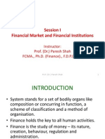 Session I Financial Market and Financial Institutions