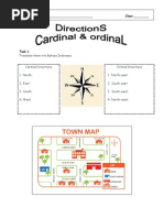 Soal Kelas 6 About Cardinal Direction