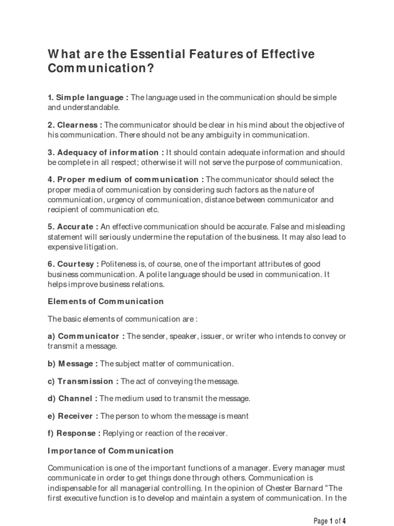 what-are-the-essential-features-of-effective-communication-pdf