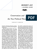 Niemeyer Conservatism and New Political Theory