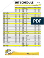 Domestic Flight Schedule