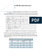 Filter Quashes 60-Hz Interference: Adolfo Garcia