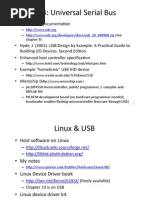USB: Universal Serial Bus