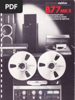 Download Servicemanual B77 MKII by Gaby eri SN135312619 doc pdf