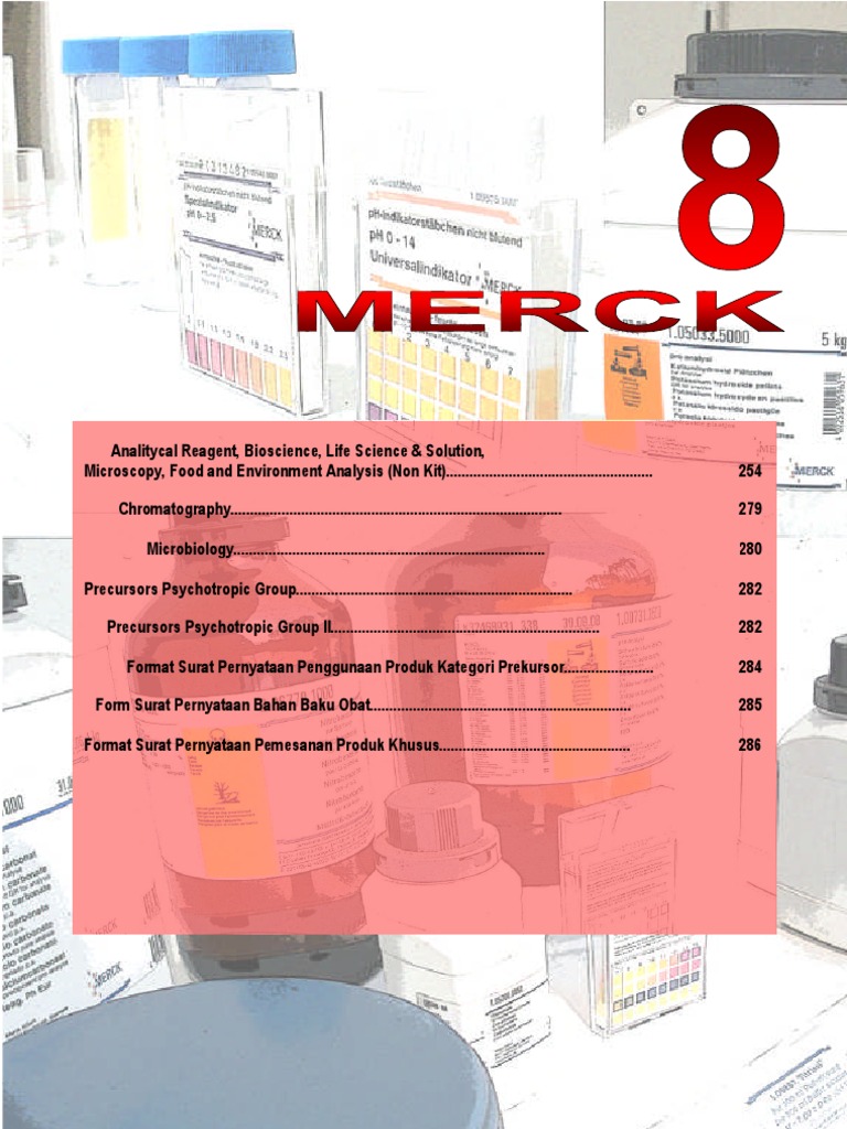 8 Katalog Produk MERCK 2011