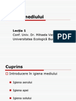 1 - Igiena Mediului