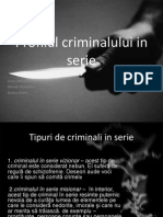 Profilul Criminalului in Serie 1