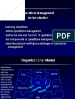 Introduction Operational Management