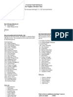 CTA Election Results - April 4 5 2013